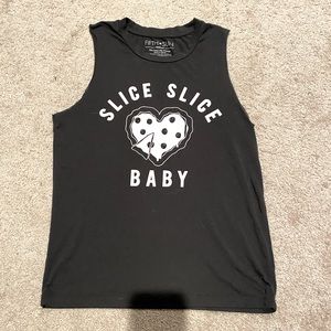 “Slice Slice Baby” muscle tank size M